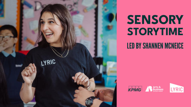 Sensory Storytime, partnership project funded by Arts & Business NI Investment Programme